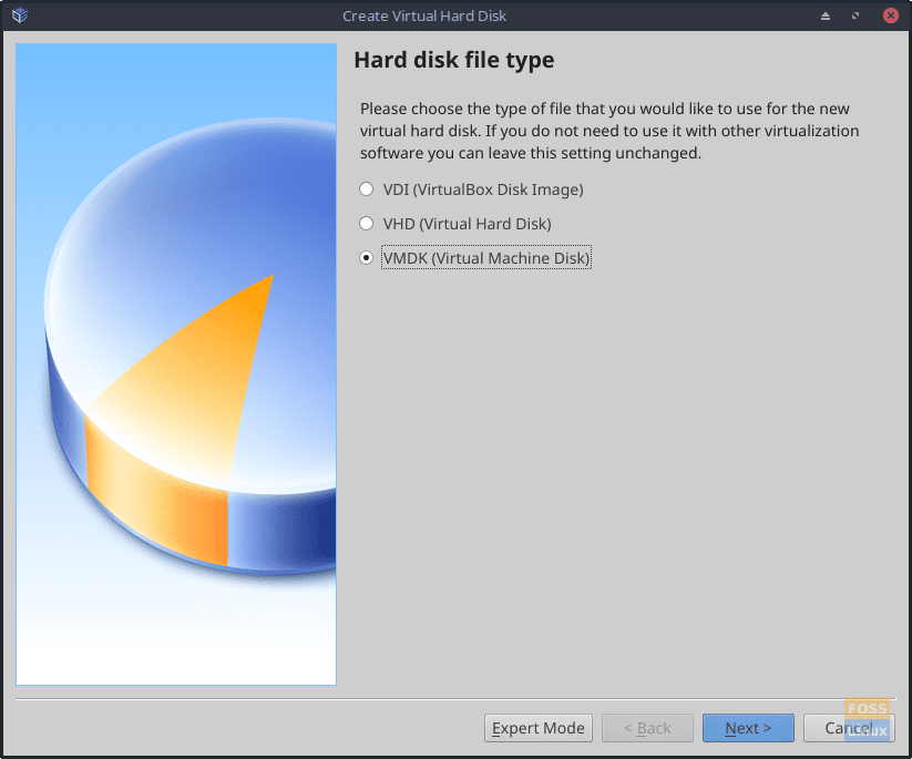 Create Virtual Hard Disk - Hard Disk File Type