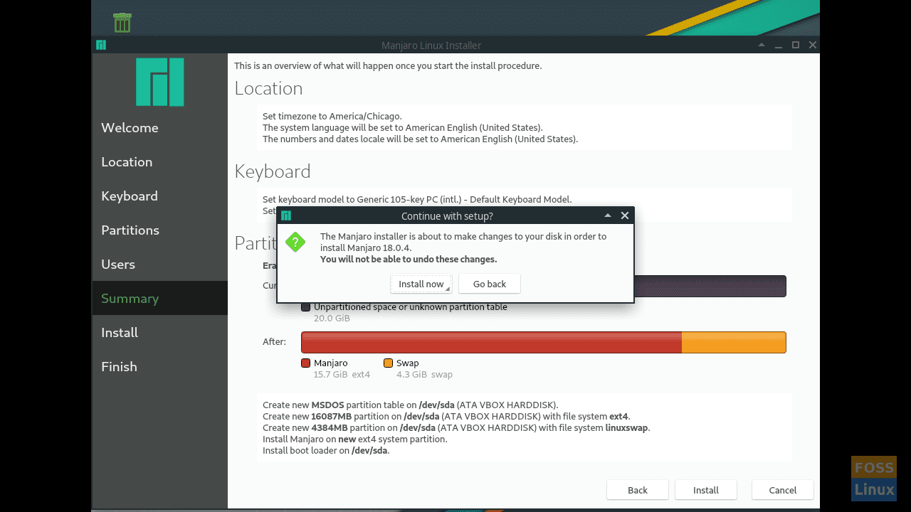 Manjaro Linux 18.0.4 "Illyria" Installer - Install Now