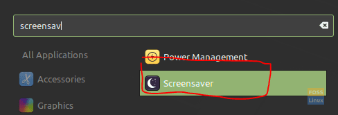 Open The ScreenSaver Application