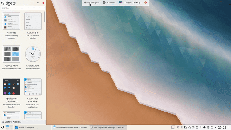 KDE Plasma 5.18 Global Edit.