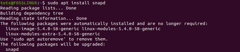 Install Snapd