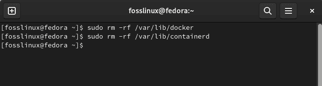 remove docker and containers